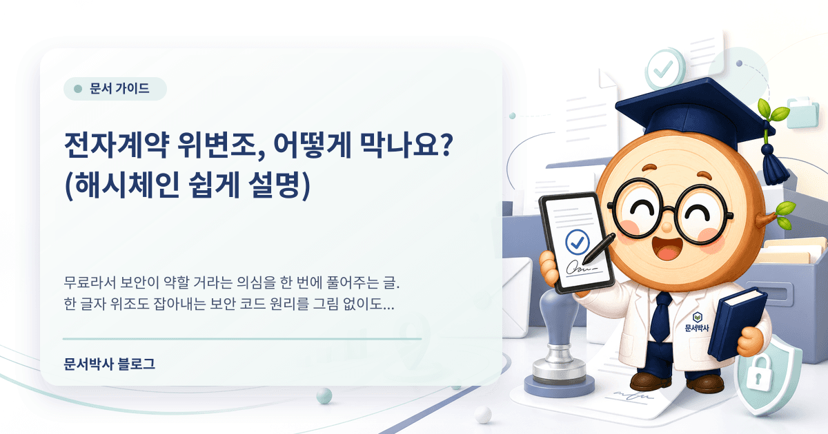 감사 로그 해시 체인 위변조 탐지 원리